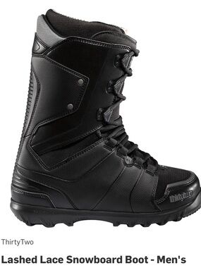 ThirtyTwo Lashed Lace Men's Snowboard Boot - Black